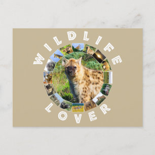 Wildlife Lover Spotted Hyena Briefkaart