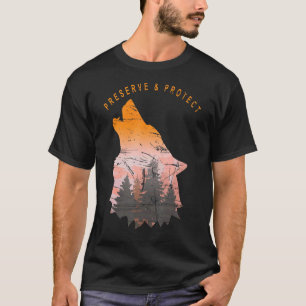 Wildlife National Park Animal Wolf Preserve en PR T-shirt