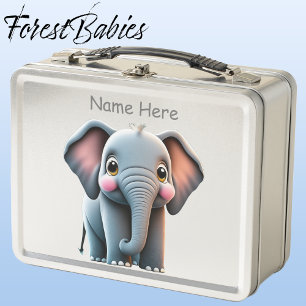 Wildlife Olifant Woodland Animal Cartoon Graphic
