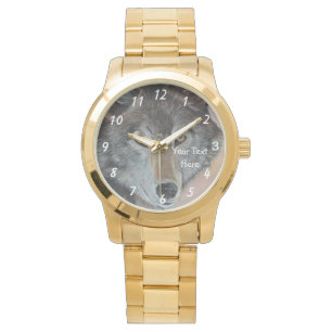 Wildlife Portret afbeelding van de grijze wolf Horloge