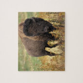 Wildlife Puzzle-Buffalo Legpuzzel (Verticaal)