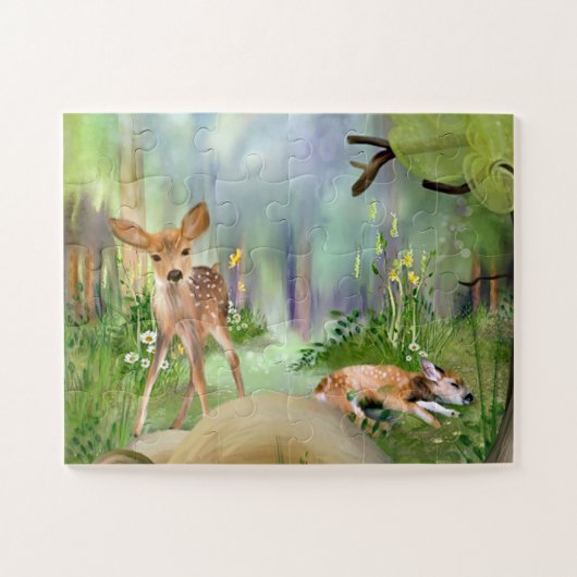 Wildlife Puzzle-Deer Legpuzzel (Horizontaal)