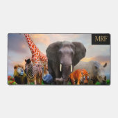 wildlife-themed desk mat featuring stunning,  (Voorkant)