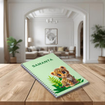 Wildlife Themed Notebook with Name