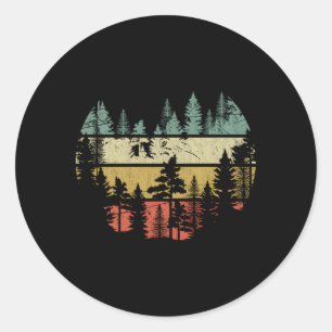Wildlife Trees Outdoors Natuur Forest Ronde Sticker