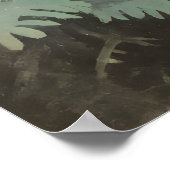 Wildlife Tropisch regenwoud Tijger  Poster (Hoek)