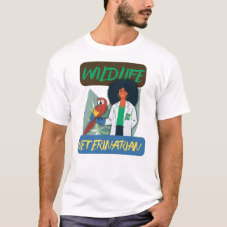 Wildlife Veterinarian – Exotic Animal Vet Design T-shirt