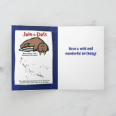 Wildlife Walrus Puzzle Carte de voeux (Intérieur)