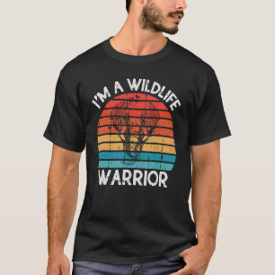 Wildlife Warrior Endangered Animals Conservation E T-shirt
