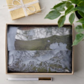 Wildlife Wolf Snow Foto Tissuepapier (Geschenk)