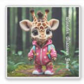 Wildlife Wonder Kind Sticker (Voorkant)