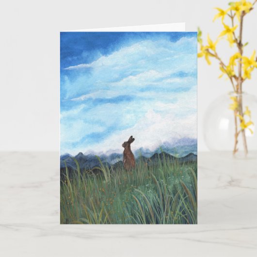 Wildlife Wonders Denk aan je kaart van Bihrle (Gele Bloem)