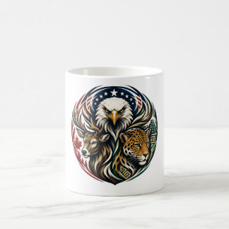 Wildlife World Unity Voetbal Dier Kunst 2026 Koffiemok