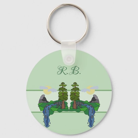 Wildnis personalisiert sleutelhanger (Voorkant)