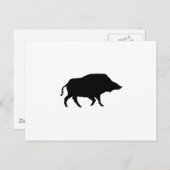 Wildschwein Briefkaart (Voorkant / Achterkant)