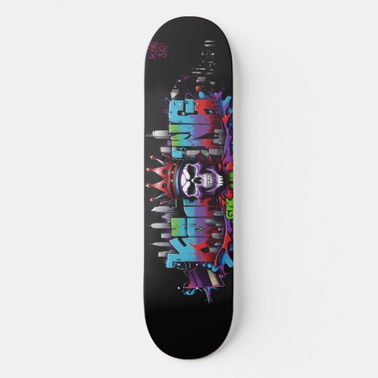 Wildstyle graffiti 16 skateboard (Voorkant)