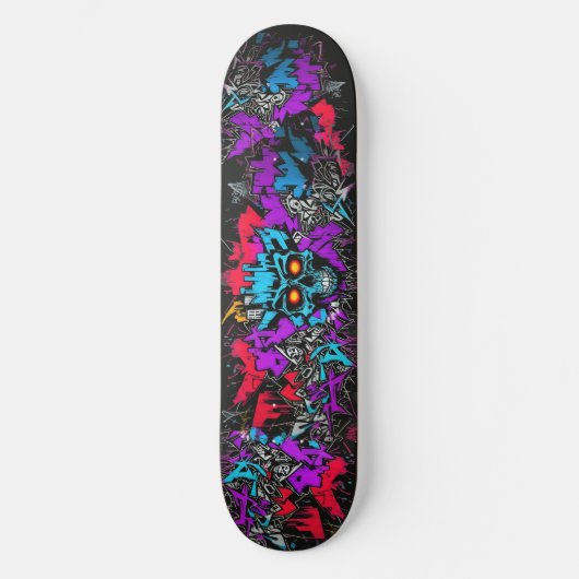 Wildstyle graffiti 2 skateboard (Voorkant)