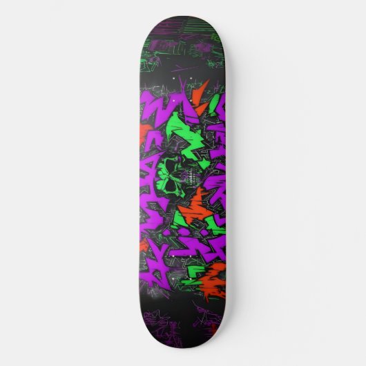 Wildstyle graffiti 4 skateboard (Voorkant)