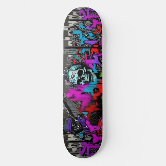 Wildstyle graffiti 5 skateboard (Voorkant)