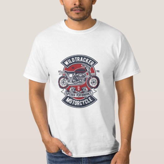 Wildtracker Motorcycle Emblem T-shirt (Voorkant)