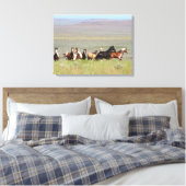 WildWest Mustangs Ingewikkeld Canvas (Insitu (Slaapkamer))