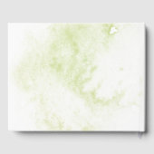 Wildwood Botanical Rustic Greenery Livre d'or (Verso)