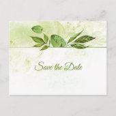 Wildwood Botanicals Rustieke Begroeiing Bewaar de Aankondigingskaart (Voorkant)