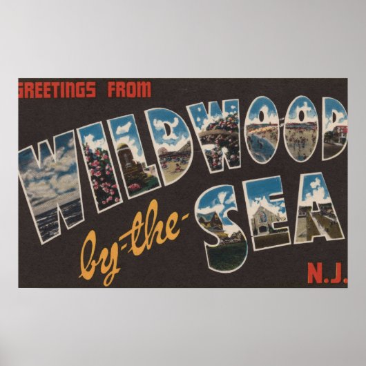 Wildwood per Zee, New Jersey 2 Poster (Voorkant)