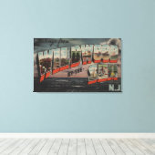 Wildwood per Zee, New Jersey 3 Canvas Afdruk (Insitu (Houten vloer))