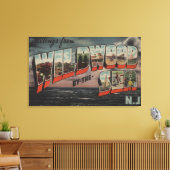 Wildwood per Zee, New Jersey 3 Canvas Afdruk (Insitu (Woonkamer))