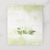 Wildwoods Botanicals groen Waterverf Splash (Buitenkant ongevouwen)