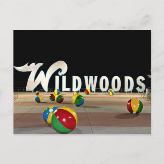 Wildwoods Sign in Wildwood New Jersey Briefkaart