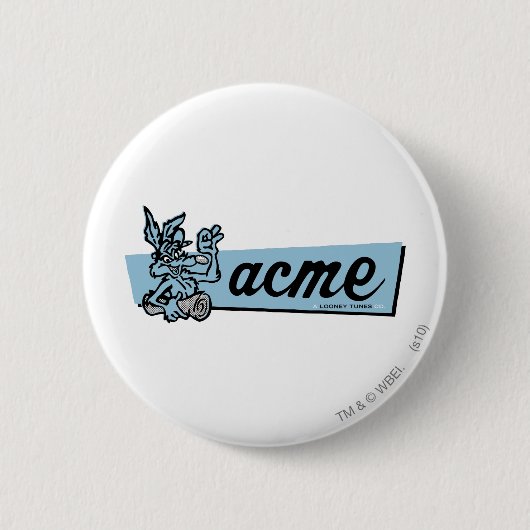 WILE E. COYOTE™ Acme 4 Ronde Button 5,7 Cm (Voorkant)