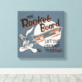 WILE E. COYOTE™ ACME Rocket Board Canvas Afdruk (Insitu (Houten vloer))