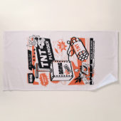 WILE E. COYOTE™ | ACME TNT Dynamite Plunger Strandlaken (Voorkant)