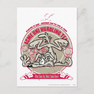 WILE E. COYOTE™ ACME Uni Hurdling Team Briefkaart