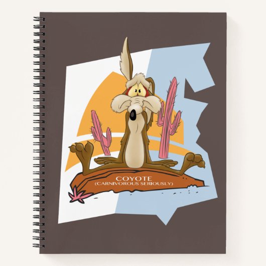 WILE E. COYOTE™ (carnivoor serieus) Notitieboek (Voorkant)