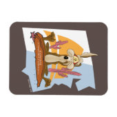Wile E. Coyote (Carnivorous Serious) Magneet (Horizontaal)