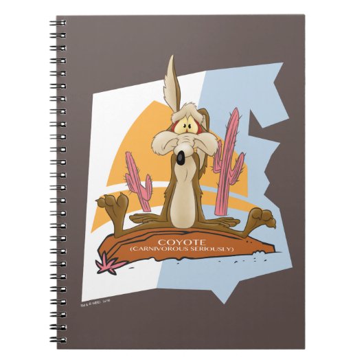 Wile E. Coyote (Carnivorous Serious) Notitieboek (Voorkant)