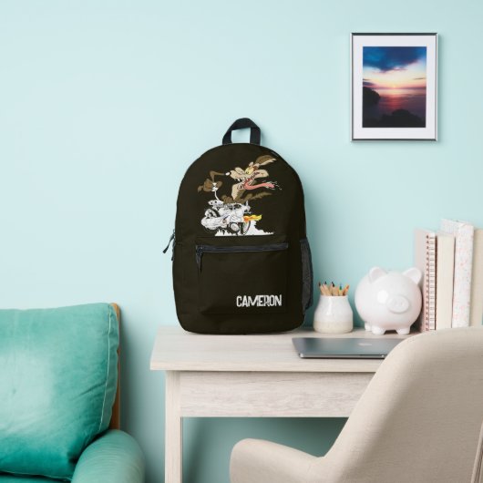 WILE E. COYOTE™ Crazy Driver Bedrukte Rugzak (Insitu)