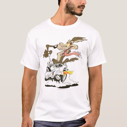 WILE E. COYOTE™ Crazy Driver T-shirt (Voorkant)