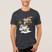 WILE E. COYOTE™ Crazy Driver Tri-Blend Shirt (Voorkant)
