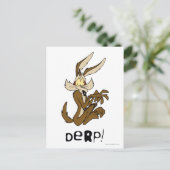 WILE E. COYOTE™ Derp Briefkaart (Staand voorkant)
