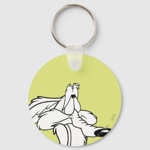 Wile E. Coyote die omhoog kijkt Sleutelhanger