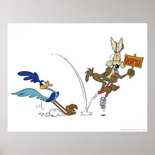 Wile E Coyote en ROAD RUNNER™ Acme Producten 7 Poster