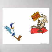 WILE E. COYOTE™ en ROAD RUNNER™ ACME Rocket Poster (Voorkant)