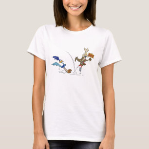WILE E. COYOTE™ en ROAD RUNNER™ Pogo Stick T-shirt