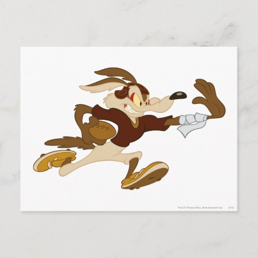 WILE E. COYOTE™ Football Briefkaart (Voorkant)