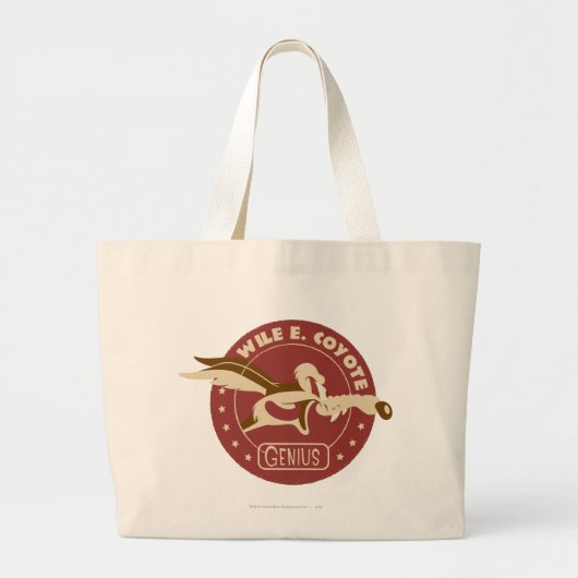 Wile E. Coyote Genius Grote Tote Bag (Voorkant)