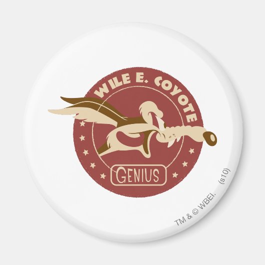 Wile E. Coyote Genius Magneet (Voorkant)